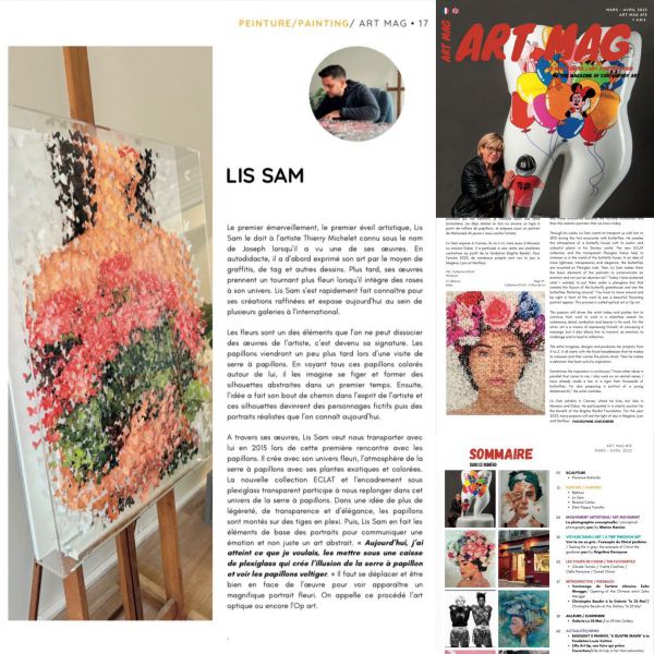 Parution dans le magazine ART MAG